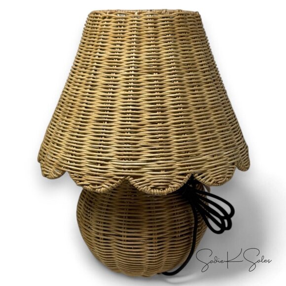 Table Lamp with Woven Base and Woven Shade - Threshold Studio McGee - Target - Picture 8 of 10